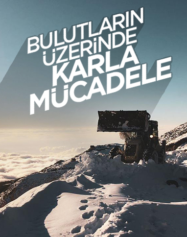 Rize'de karla mücadele çalışmaları titizlikle sürdürülüyor