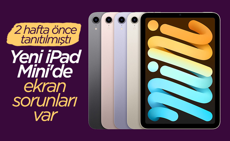 Yeni iPad Mini'de ekran sorunları ortaya çıktı