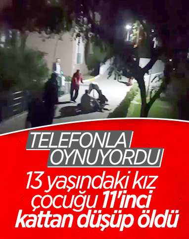 Esenyurt’ta 13 yaşındaki kız çocuğu 11’inci kattan düşüp öldü