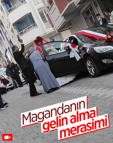 Esenyurt'ta maganda damat kamerada