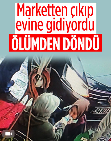 Küçükçekmece’de marketten dönen kadın canından oluyordu