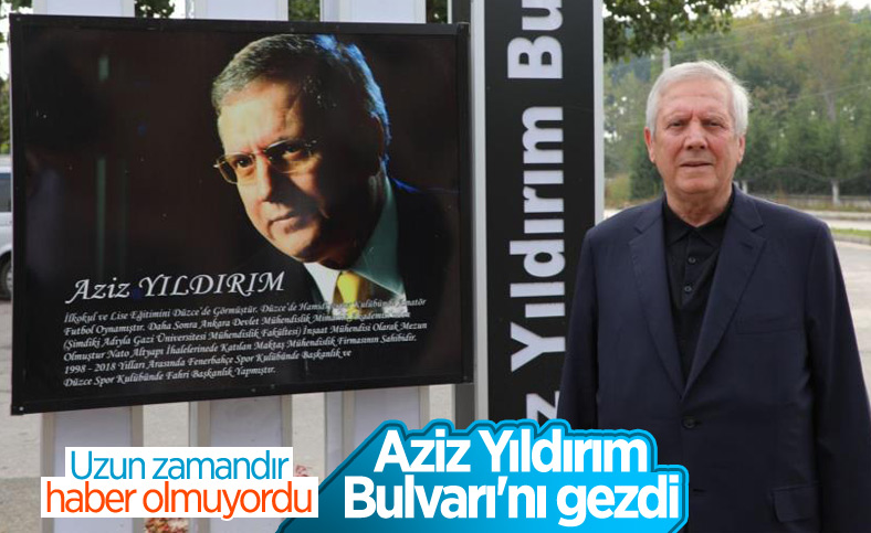 Aziz Yıldırım, isminin verildiği bulvarı gezdi