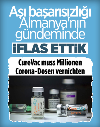 Alman basını, CureVac aşısının başarısızlığını yazdı