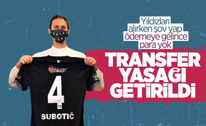 Neven Subotic, Denizlispor'a transfer yasağı getirtti
