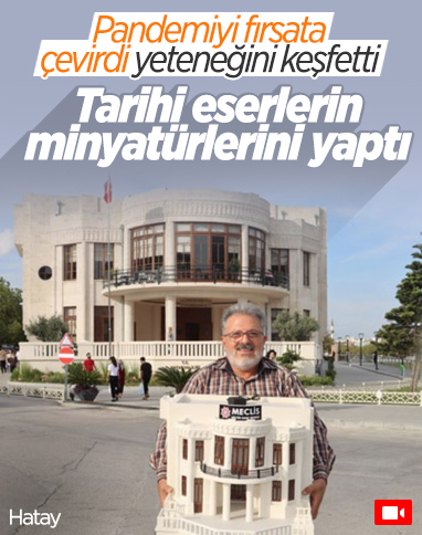 Hatay’da koronavirüs kısıtlamalarında, yeteneğini keşfetti