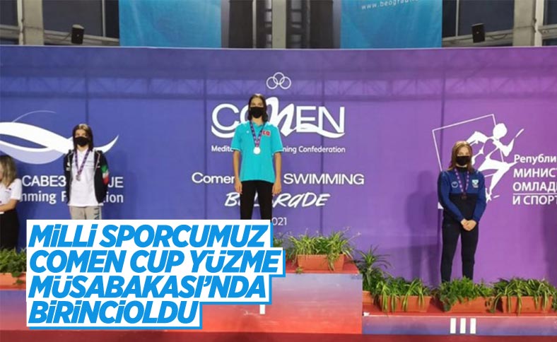 Talya Erdoğan'dan Comen Cup Yüzme Müsabakası'nda başarı geldi