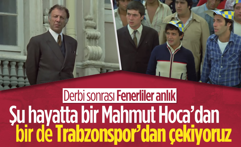 Trabzonsporluların paylaştığı Hababam Sınıfı sahnesi