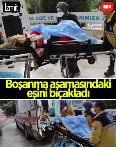 İzmit'te boşanma aşamasındaki eşini çalıştığı kafede bıçakladı