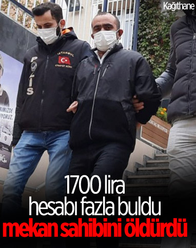 Kağıthane'de fazla hesap cinayeti