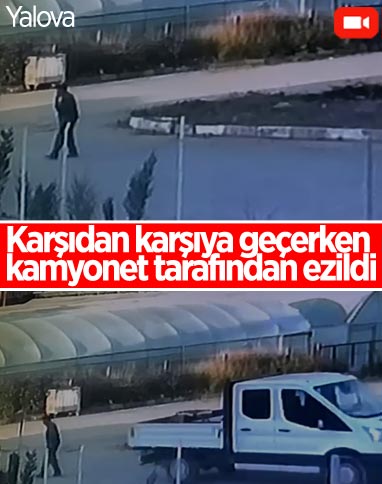 Yalova'da geri giden kamyonet, 80 yaşındaki vatandaşı ezdi