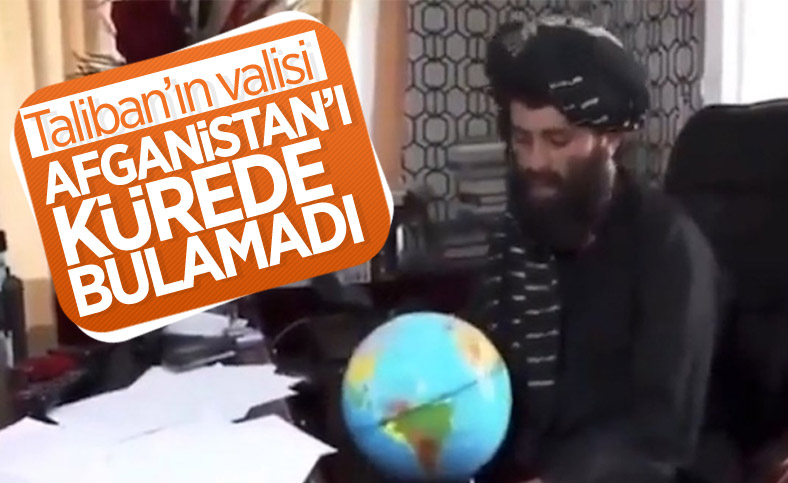 Taliban'ın atadığı vali, Afganistan'ı haritada bulamadı