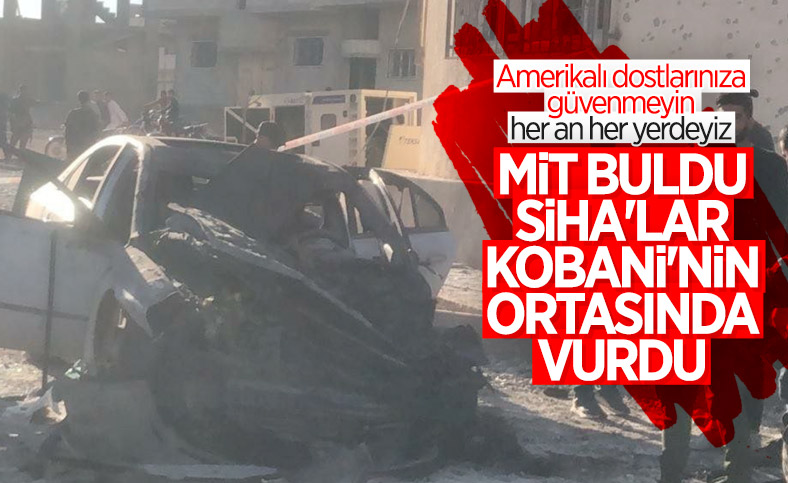 SİHA'lar Kobani'de PKK hedefini vurdu