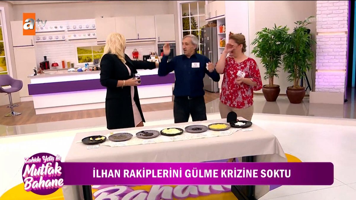 Zahide Yetiş'in programında fare fobisi olan yarışmacının komik anları