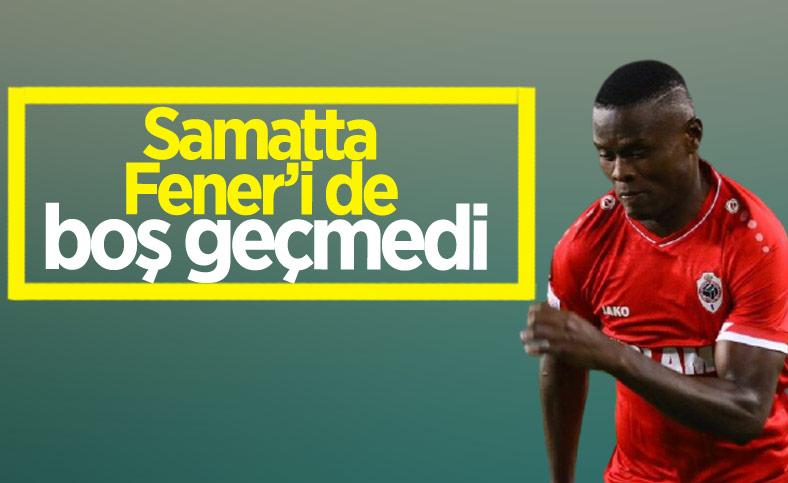 Samatta, Fenerbahçe'nin Avrupa'da yediği en erken gole imza attı