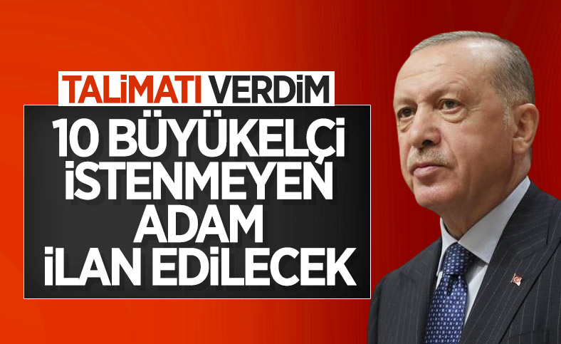Cumhurbaşkanı Erdoğan: 10 büyükelçi istenmeyen adam ilan edilecek