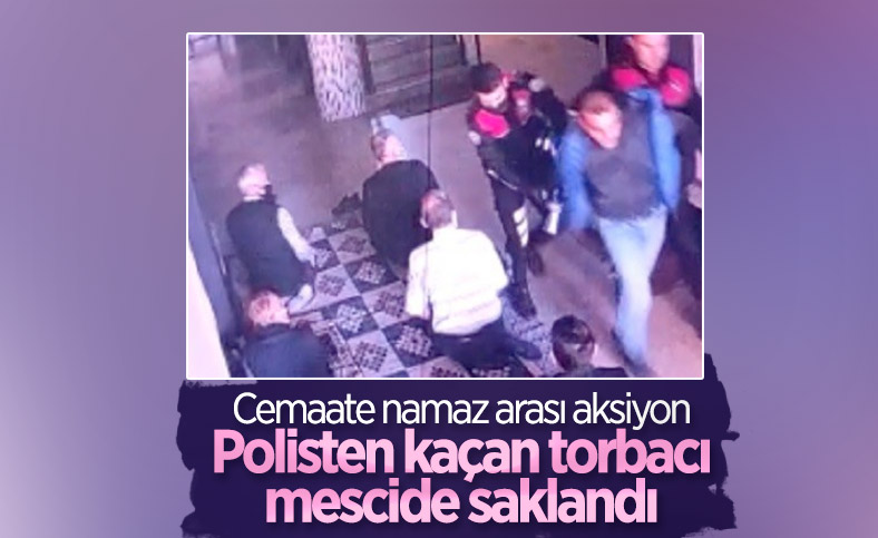 İzmir'de mescide kaçan uyuşturucu satıcısı yakalandı