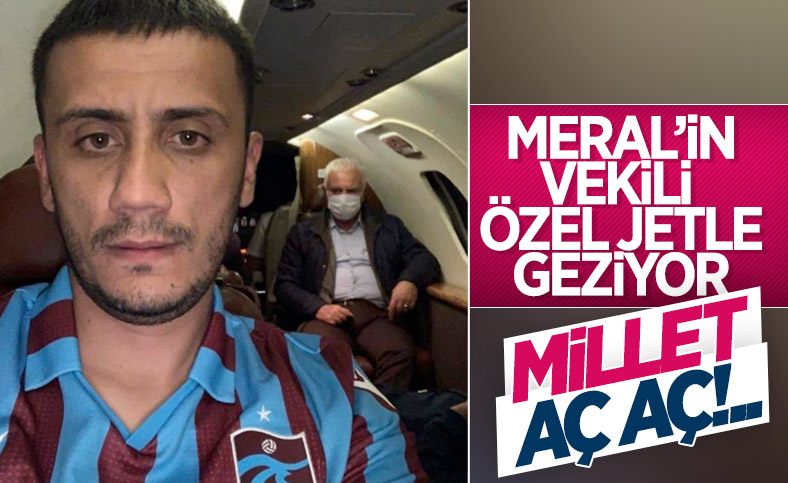 İyi Partili Koray Aydın maç izlemeye özel jetle gitti