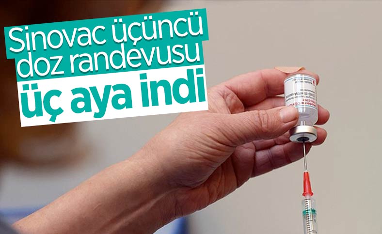 Sinovac 3'üncü doz aşı randevu süresi değişti