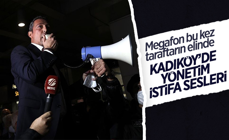 Fenerbahçe taraftarından 'yönetim istifa' sesleri