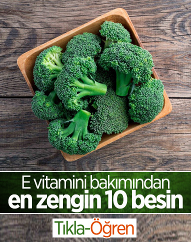 En çok E vitamini içeren 10 besin