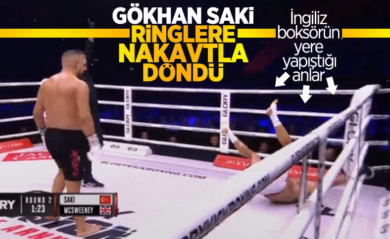 Gökhan Saki'den ringlere muhteşem geri dönüş