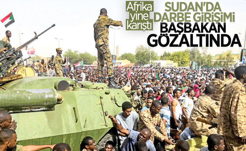 Sudan’da darbe girişimi: Başbakan ev hapsine alındı