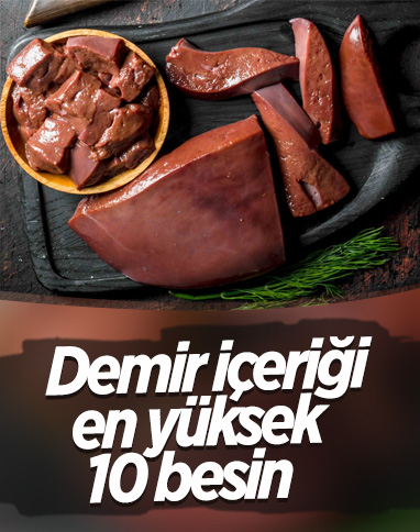 Demir içeriği en yüksek 10 besin