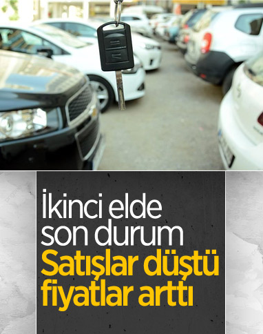 İkinci el online oto pazarında satışlar yüzde 19 azaldı