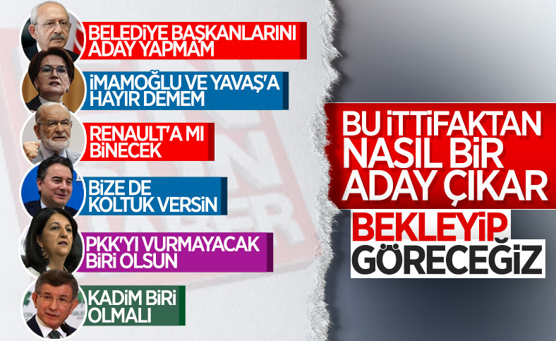 Kemal Kılıçdaroğlu'ndan Ekrem İmamoğlu ve Mansur Yavaş'a veto