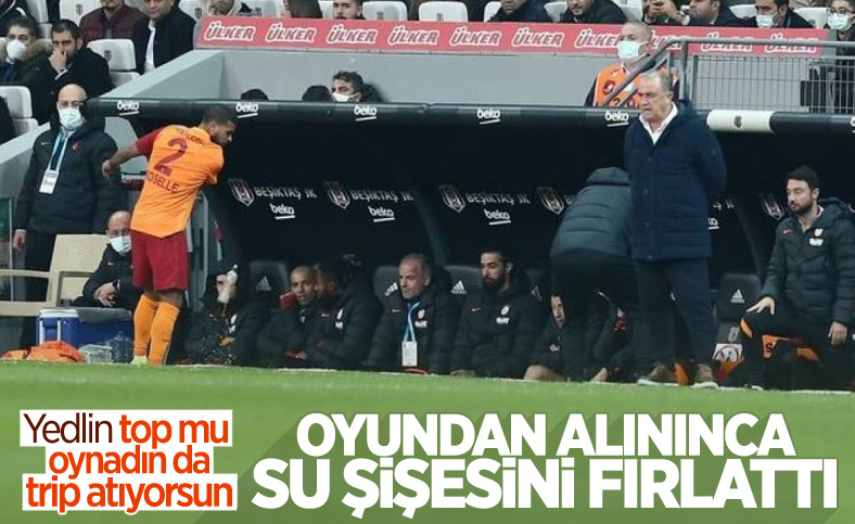 Yedlin'den Fatih Terim'e su şişeli tepki
