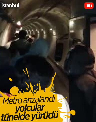 Yenikapı-Kirazlı metrosu arızalandı, yolcular tünelde yürüdü