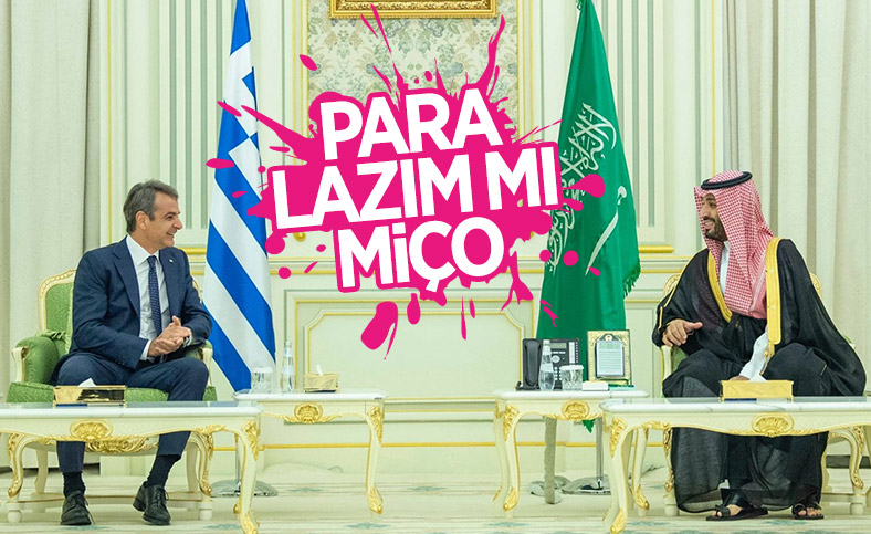 Kiryakos Miçotakis, Muhammed bin Selman ile görüştü