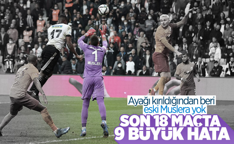 Fernando Muslera'dan 18 maçta 9 büyük hata