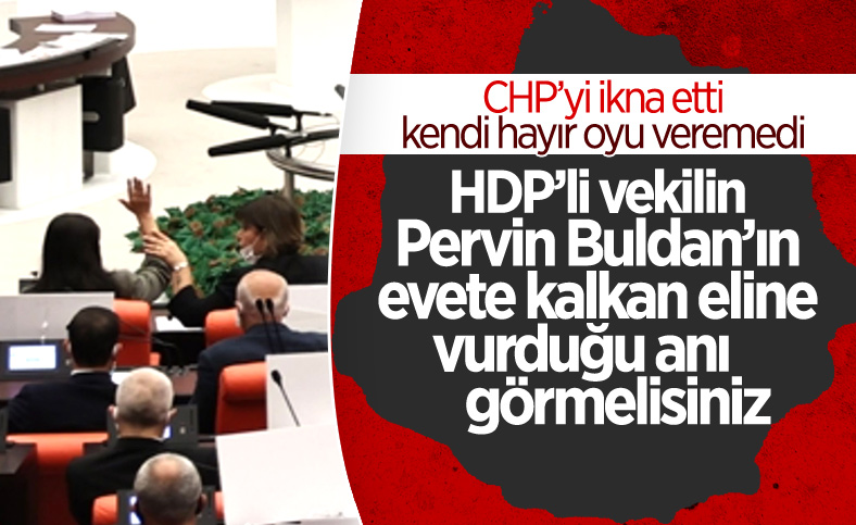HDP'li Pervin Buldan'dan tezkereye evet oyu