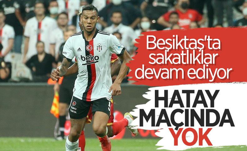 Beşiktaş'ta Josef, Hatayspor maçında oynayamayacak