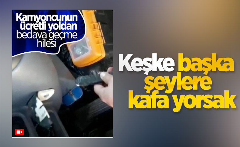 Tuzla'daki kamyonda plaka gizleme düzeneği bulundu