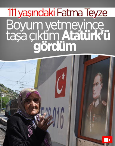 Gaziantep'te Fatma Tıraş: Boyum yetmeyince taşa çıktım, Atatürk'ü gördüm