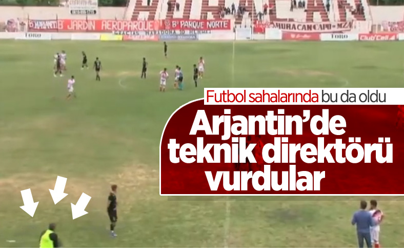 Arjantin 3.lig maçında teknik direktör vuruldu