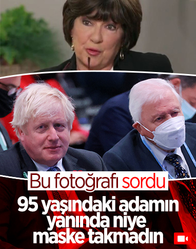 Christiane Amanpour'dan Boris Johnson'a maske sorusu