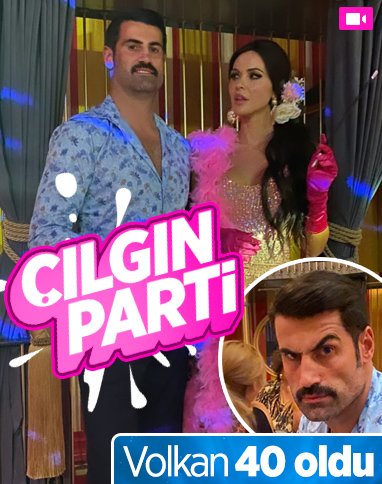Volkan Demirel'in Yeşilçam konseptli doğum günü partisi