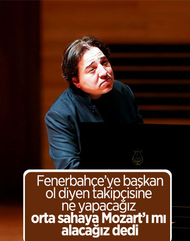 Fazıl Say'ın takipçisine verdiği yanıt gündem oldu