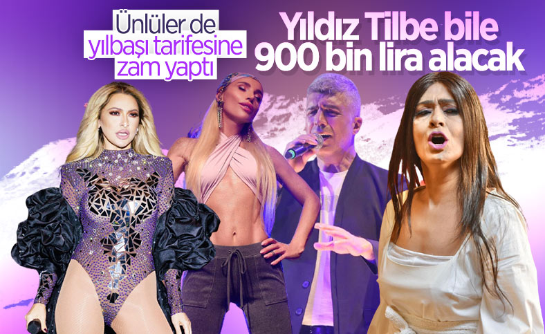 Ünlü isimler yılbaşı sahne fiyatlarına zam yaptı