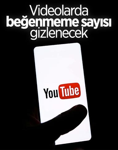 YouTube, beğenmeme sayılarını gizleyecek