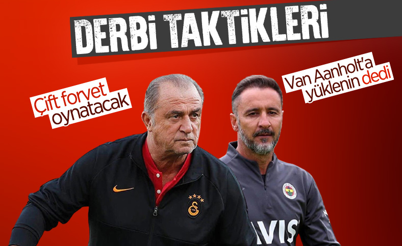Fatih Terim ve Vitor Pereira'nın derbi planları