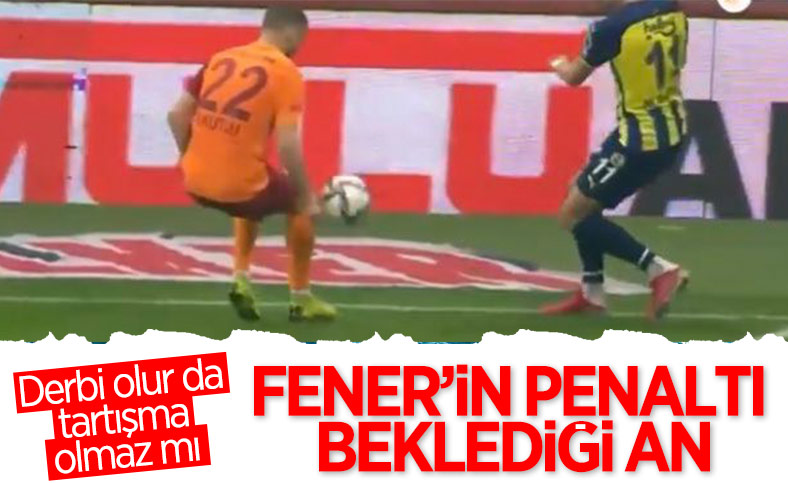 Fenerbahçe'nin penaltı beklediği pozisyon