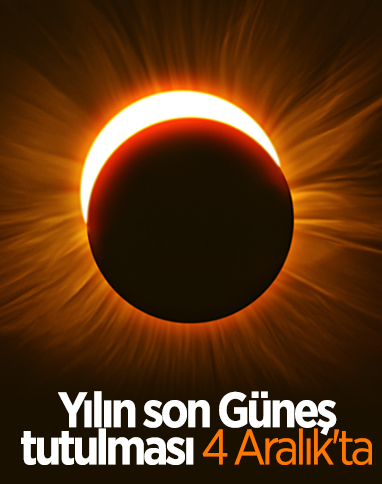 Yılın son Güneş tutulması 4 Aralık'ta gerçekleşecek