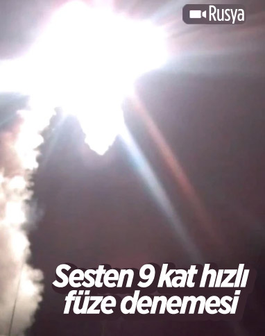 Rusya'de sesten 9 kat hızlı hipersonik füze Zirkon'un testleri