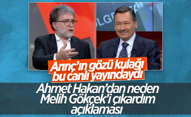 Ahmet Hakan: Gökçek'i Arınç'ın düşmanı olduğu için çıkarmadım