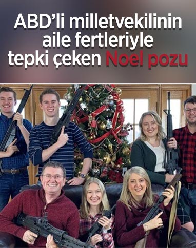 ABD'li milletvekilinin ailesinden ilginç poz