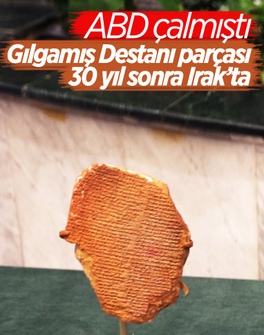 ABD, binlerce yıllık Gılgamış Rüya Tableti'ni Irak'a iade etti